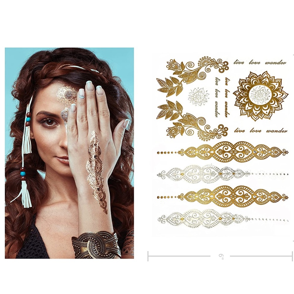 TERRA BODY TATTOOS FOR BEACH FESTIVALS PARTIES - Picture 2 of 16